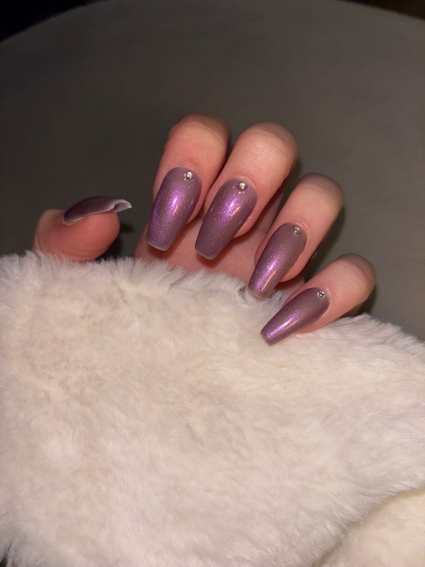 Mystic Metamorph – Thermal Color-Changing Press-On Nails | Cat Eye Effect